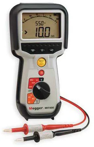 בודק בידוד עד 1000v מגר בדיקה חדיש 5457 דגם MIT400 – תמונה 2