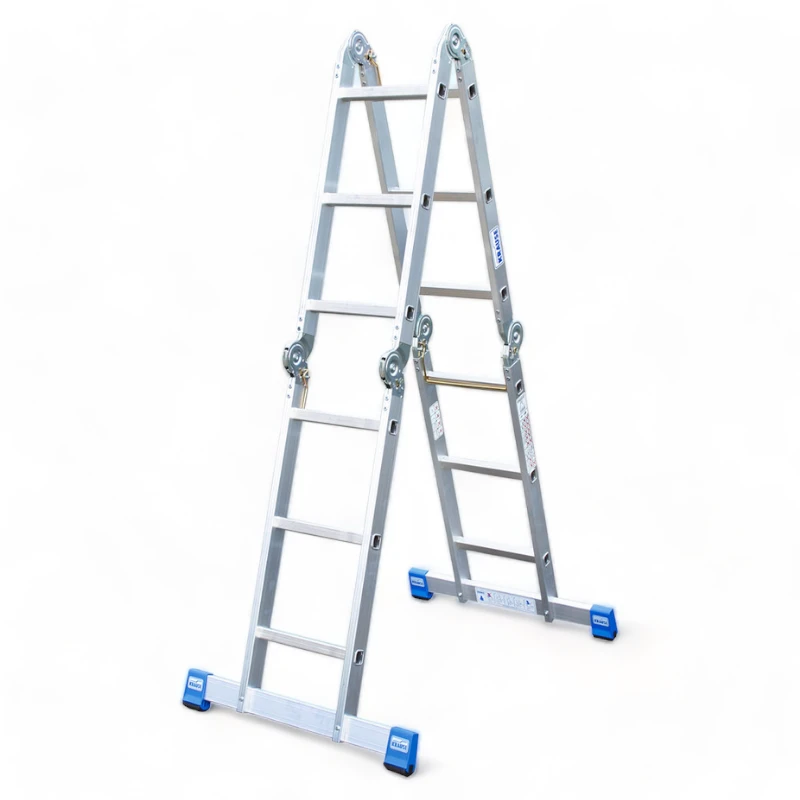 סולם אלומיניום פרקים לשימוש ביתי 3x4 עד 3.55 מטר 12 ק"ג תוצרת גרמניה