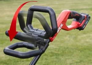 Alternative view of חרמש נטען 20v טלסקופי כולל ראש מתכוונן כולל סוללה 2.0Ah מטען ותיק נשיאה