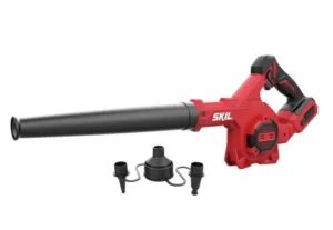 מפוח ושואב נטען 20v מנוע ללא פחמים כולל אביזרי ניפוח וריקון אוויר - גוף בלבד