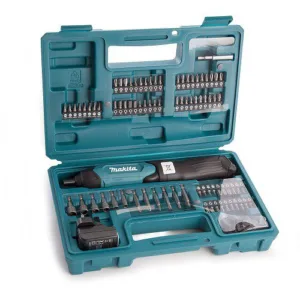 מברגה 3.6v-1.5Ah כולל 81 אביזרים ומזוודה Makita DF001DW