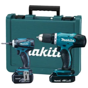 סט 2 כלים - 18v מברגה אימפקט ומקדחה 1.5AmpX2 ונטען