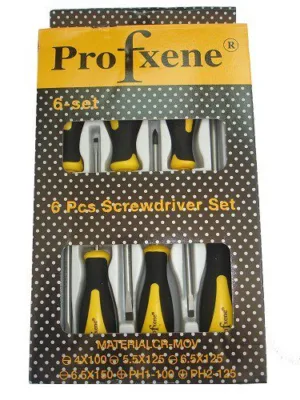 סט מברגים שטוח/פיליפס תוצרת Profxene