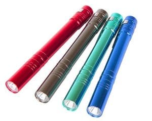 פנס LED עט מיני אלומיניום 20 לומן סוללות 2xAAA עד 3 שעות עבודה
