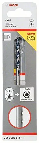 מקדח לאבן 6X100 מ"מ CYL5