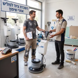 השכרת מכונת פוליש "17 08:00-16:00 - לפי התקנון 73026