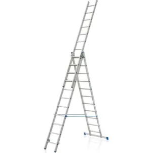 סולם אלומיניום ג 3x13 עד 8.2 מטר 26.5 ק״ג עד 150 ק״ג ⋌ לשימוש מקצועי