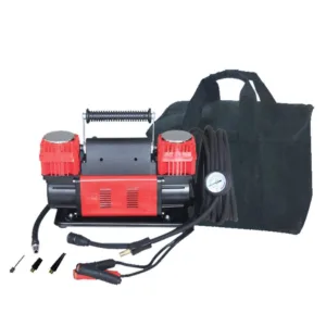 קומפרסור רכב 12v הספק 300 ליטר בדקה 2 ראשים Krauss KR-330 ללא מיכל