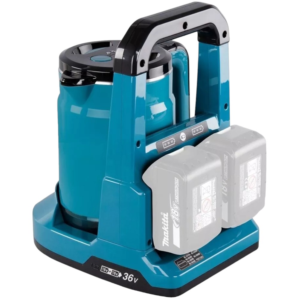 קומקום נטען 0.8 ליטר Makita LXT 2x18V DKT360Z - גוף בלבד