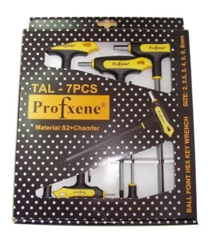 סט ידית T אלן 7 יח' - Profxene