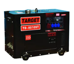 גנרטור דיזל תלת פאזי 6.5kVA מושתק כולל סטרטר TARGET TD-8010ST T43010