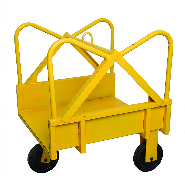 עגלה להרמת בלוקים עם כננת 97X71X77 ס"מ 44 ק״ג
