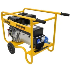 גנרטור בנזין חד פאזי 7000w מיוצב AVR מנוע Honda כולל סטרטר ומצבר SR7000AVRstarter