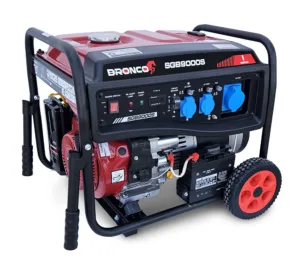 גנרטור בנזין חד פאזי 8500w מייצב מתח AVR מתנע חשמלי ומצבר SGB9000S