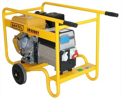 גנרטור בנזין תלת פאזי 7000W 8.4AX3 חד פאזי 2500W 9AX3 מיוצב AVR