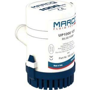 משאבה טבולה למים 12v לתחום הימי "1-1/8 משאבת שיפוליים