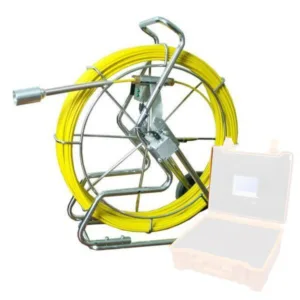 ראש מצלמה 45 מ״מ SELF-LEVELING  ותאורה עם כבל עבה וגמיש 60 מטר KINGSTRONIC - ללא מערכת צפייה לצינור 4-6 צול
