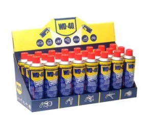 תרסיס שימון WD-40 תכולה 330 מ"ל להסרת חלודה - מארז 24 יח' WWD207949-24PCS