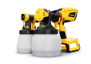 מרסס צבע נטען 18v מתאים לסוללות MAKITA כולל מיכל לצבעי מים ומיכל לצבעי שמן - גוף בלבד Brushless