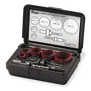 סט מסורי כוס לשרברבים 19,22,29,38,44,57 מ"מ Plumbers kit