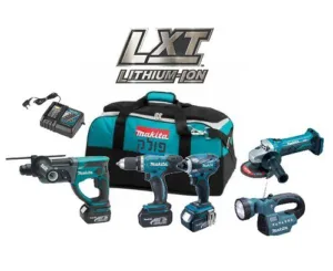 סט 5 כלים - נטענים תוצרת MAKITA