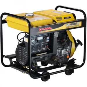 גנרטור דיזל חד פאזי 5500w מיוצב AVR משקל 105 ק"ג