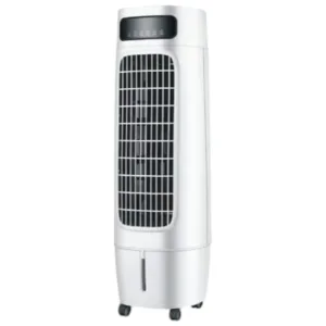 מצנן 150w ספיקה 6500 מק"ש קירור אויר שקט לכיסוי עד 50 מ"ר - מותאם לשעון שבת - צבע לבן