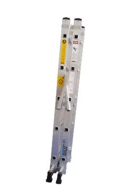 Alternative view of סולם אלומיניום 5 שלבים רגילים דו-צדדי מקצוענים 180kg