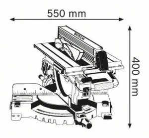 Alternative view of מסור גרונג שולחן עליון "12 1800W Professional מקט 1B15.001 GTM12JL