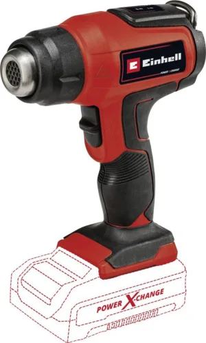 אקדח חום נטען 18v טמפ 350/500 מעלות - גוף בלבד einhell TE-HA 18 LI SOLO 4520500