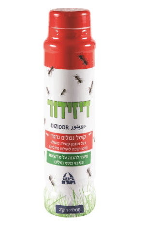 דיזידור גרגירי להדברת נמלים במדשאות וגינות נוי – 1000 גרם