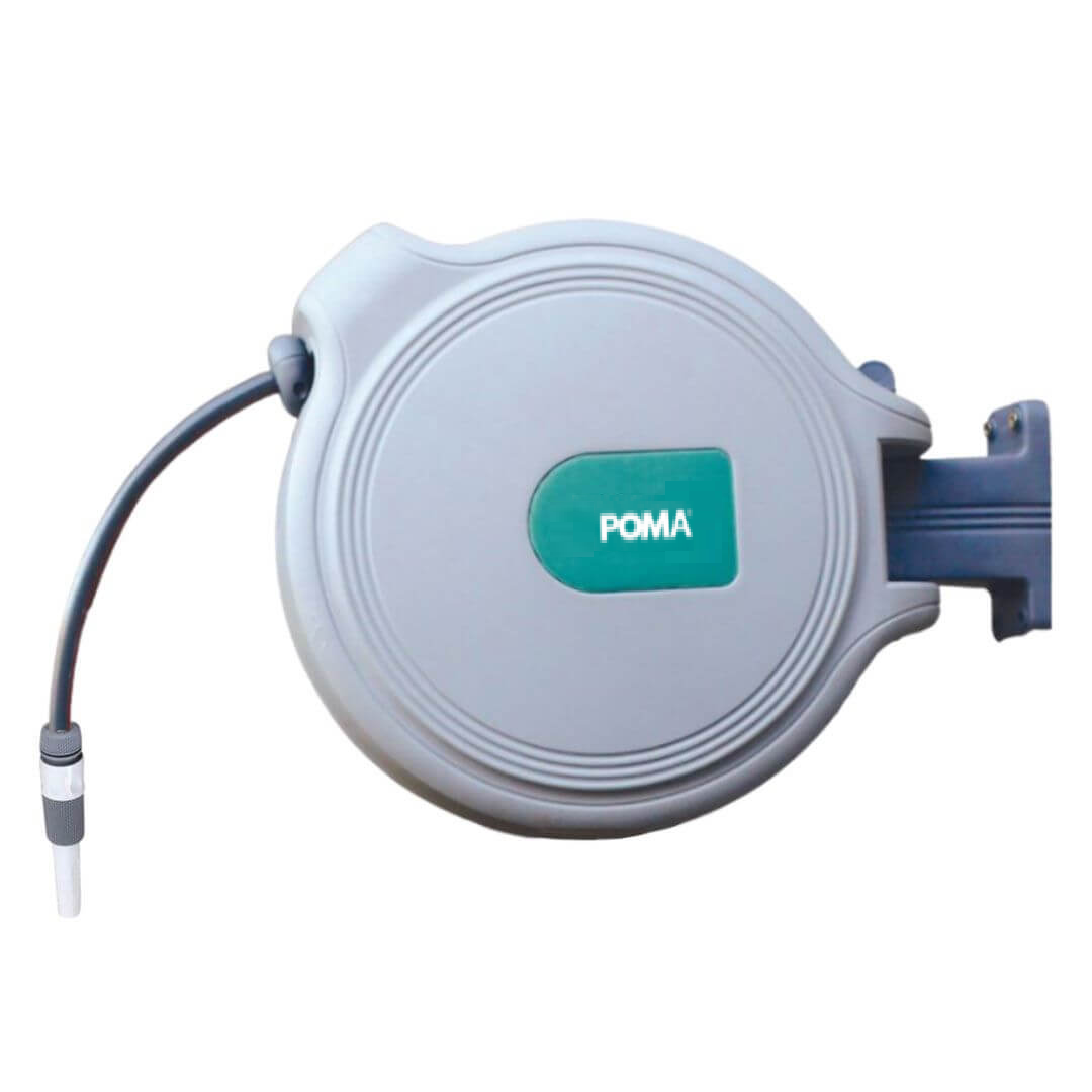גלגלת השקייה אוטומטית עם צינור מים 20 מטר Poma