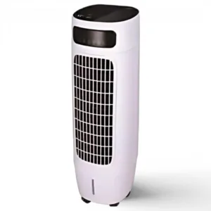 מצנן 150w ספיקה 6800 מק"ש קירור אויר שקט לכיסוי עד 50 מ"ר - מותאם לשעון שבת - צבע לבן