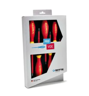 לא במלאי! סט מברגים מבודדים VDE לחשמלאים - 6 יח
