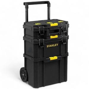 ארגז כלים 3 קומות כולל ידית טלסקופית וגלגלים STANLEY