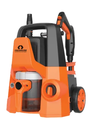 מכונת שטיפה בלחץ חד פאזי 160 בר 2200w גלגלת צינור 8 מטר 336 ל/ש כולל צינור פתיחת סתימות