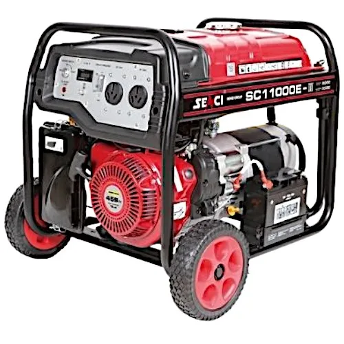 גנרטור בנזין חד פאזי 8000w רציף כולל סטרטר מיוצב AVR