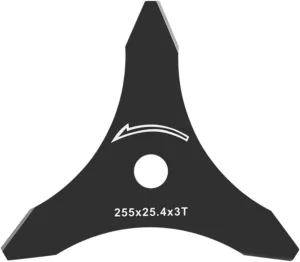 להב נינג'ה 3 שיניים לחרמש 3Px255x25.4x3.0 מ"מ