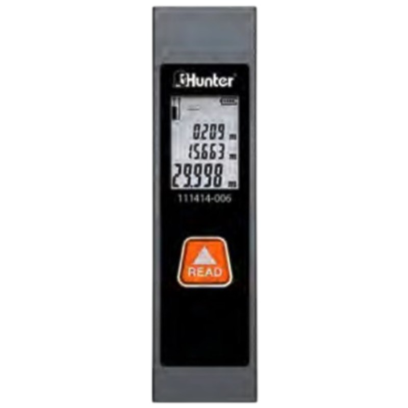 מד טווח לייזר עד 0.05-30 מטר קומפקטי 85x23x11 מ"מ נטען Type-C