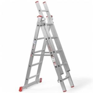 סולם אלומיניום ג מקצועי 3X13 תלת חלקי מקצועי ג' 940 ס"מ 10-0313
