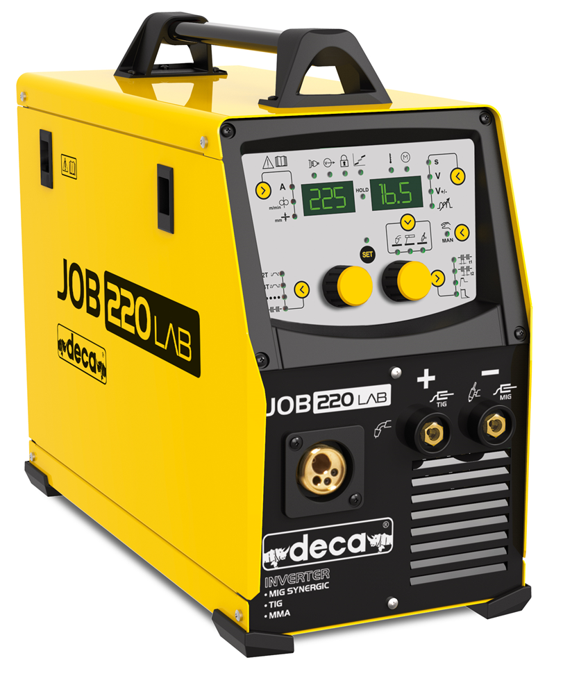 רתכת חד פאזי עד 200Amp מסדרת Synergic Deca לריתוך mma+mig+tig