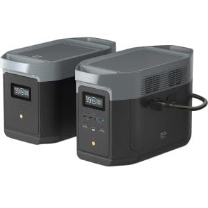 קיט תחנת כח ניידת ECOFLOW DELTA2MAX + תא הרחבה EFDELTA2MAX1EB