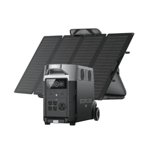 קיט סולארי ECOFLOW - תחנת כח DELTA3600 קיבולת 3.6Kwh -הספק 3.6KW + פאנל סולארי מתקפל 400W