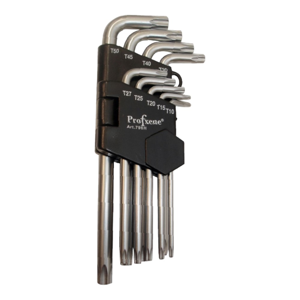 סט טורקס עם חור ארוך 9 יחידות T10,15,20,25,27,30,40,45,50