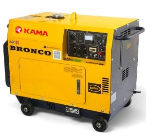 גנרטור דיזל חד פאזי 5500w מושתק מיוצב AVR סטרטר ומצבר 165 ק"ג 72DB
