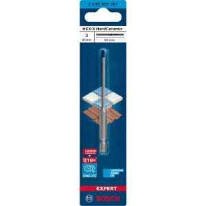 מקדח אימפקט לגרניט פורצלן וקרמיקה קשה 12x90 מ"מ BOSCH HEX-9