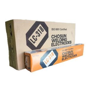 אלקטרודות 2.6 מ"מ מצופות לפלדה LC-318 E7018 CHOSUN WELDING אריזה 4x5=20kg