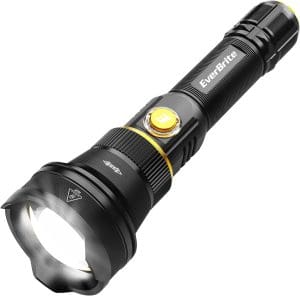 פנס יד LED נטען USB-C אלומיניום 1000 לומן כולל 4 מצבי תאורה עד 13 שעות עבודה