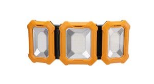 פנס זרקור LED משולש נטען USB לומן 3000 כולל 3 מצבי תאורה עד 8 שעות עבודה