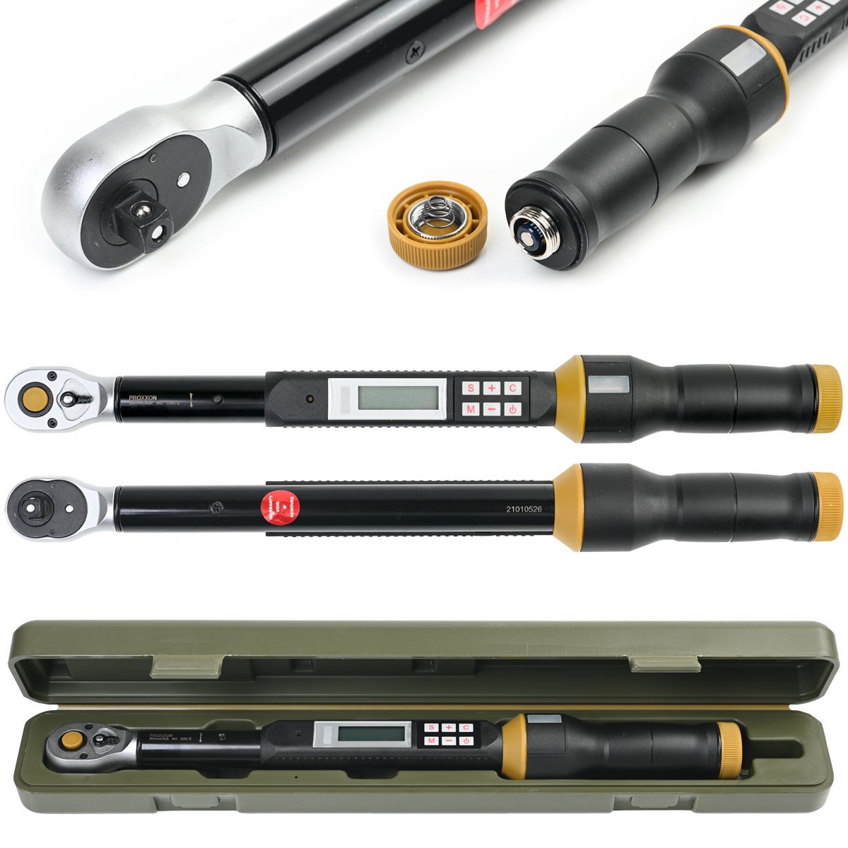 מפתח מומנט "3/8 צג דיגיטלי 10-100Nm דגם 100/E